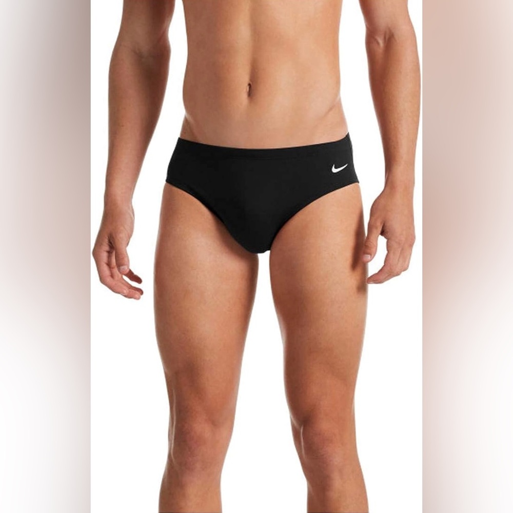 Nike Men’s Swim Performance Hydrastrong Solid Brief Black Size 28 original box